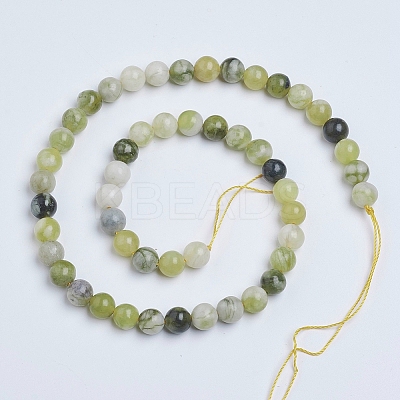 Natural Qinghua Jade Beads Strands LS-G-G818-01-8mm-1
