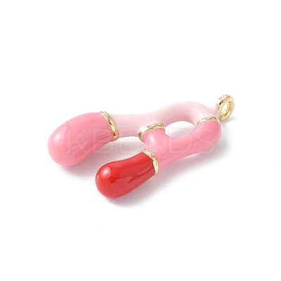 Brass Enamel Pendants X-KK-E093-03G-A-01-1