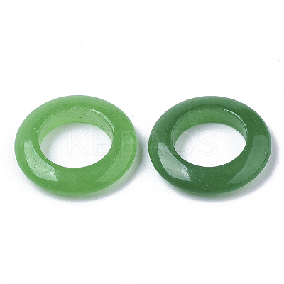 Natural Malaysia Jade Linking Rings G-N0325-05-1