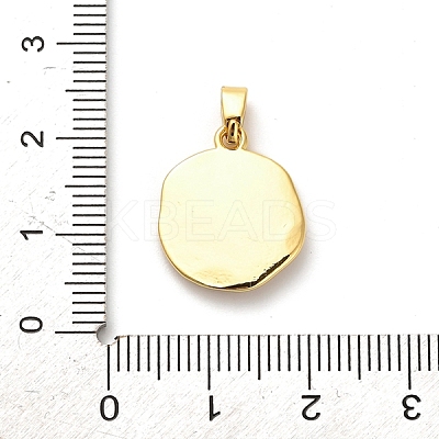 Brass Enamel Pendants KK-M314-08A-G01-1