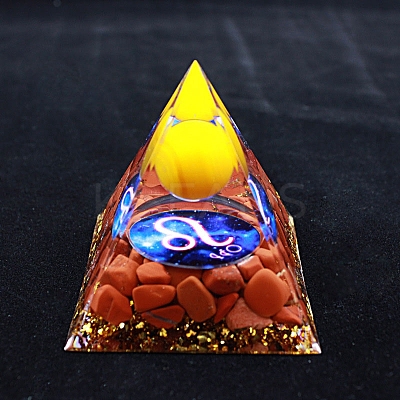 Luminous Constellation Orgonite Pyramid Resin Energy Generators PW-WGB3061-05-1