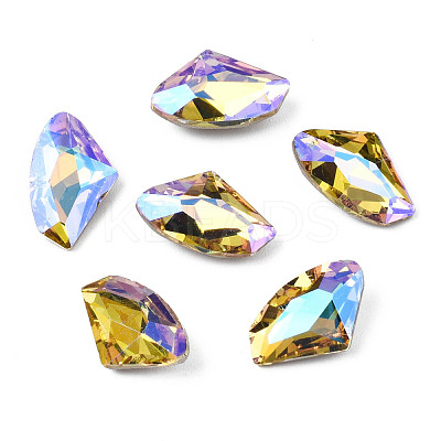 48Pcs Glass Rhinestone Cabochons MRMJ-N029-03-11-1