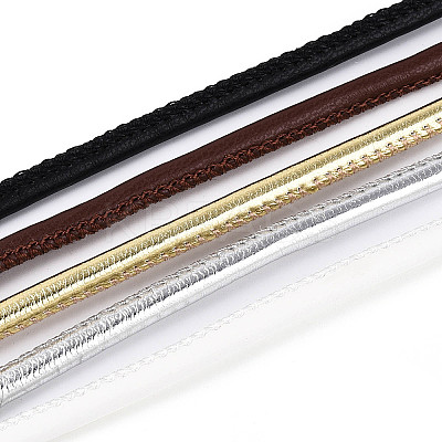 5M 5 Colors Round PU Leather Cord LC-N006-02B-1