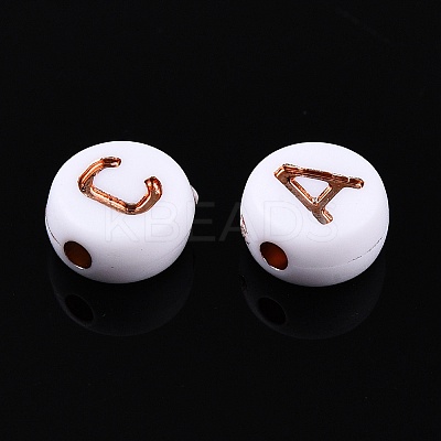 Plating Acrylic Beads PACR-Q112-07C-1