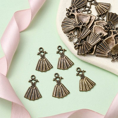 Tibetan Style Alloy Pendants TIBE-YW0001-01AB-1