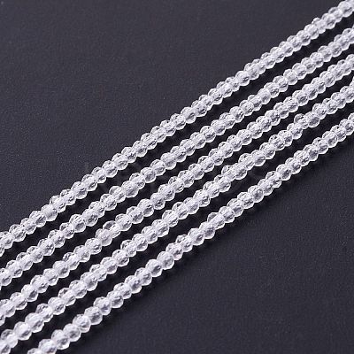Transparent Glass Beads Strands X-GLAA-C019-01A-33-1