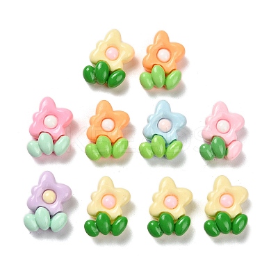 Opaque Resin Cabochons RESI-I068-01A-03-1