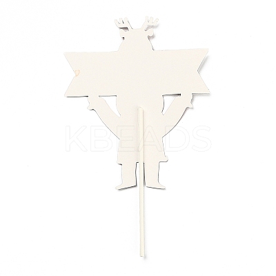Paper Santa Claus Cake Insert Card Decoration DIY-H108-22-1