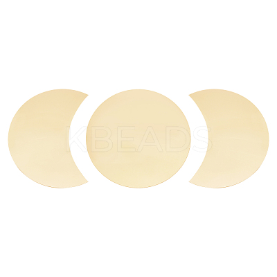 Acrylic Moon Phase Mirror Wall Decor DIY-WH0167-60B-1