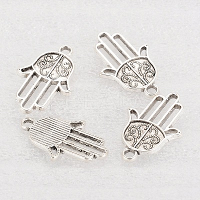 Tibetan Style Alloy Pendants TIBEP-23356-AS-NR-1