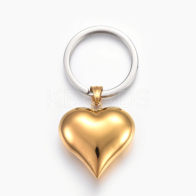 304 Stainless Steel Keychain KEYC-F021-05G-1