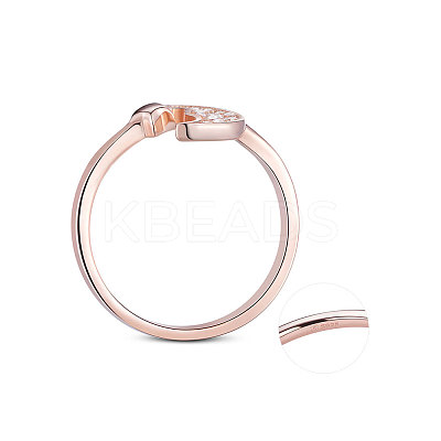 925 Sterling Silver Cuff Rings TS-R413-RG-1