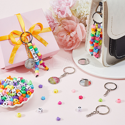 DIY Keychain Making Kits DIY-PH0034-17-1