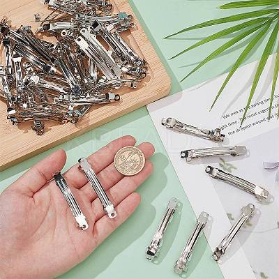 Iron Hair Barrette Findings IFIN-SC0001-63B-1
