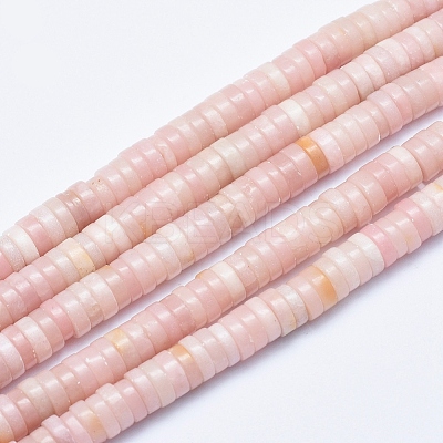Natural Pink Opal Beads Strands G-E444-30-8mm-1