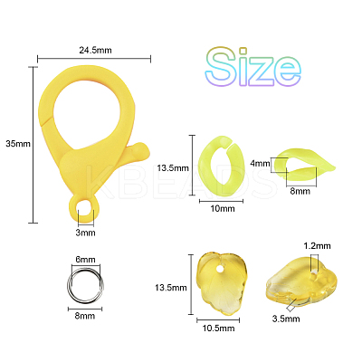 DIY Masks Chains Making Kits DIY-YW0002-74D-1
