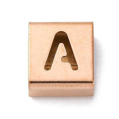 Ion Plating(IP) 304 Stainless Steel Square Slide Charms STAS-L132-13A-RG-1