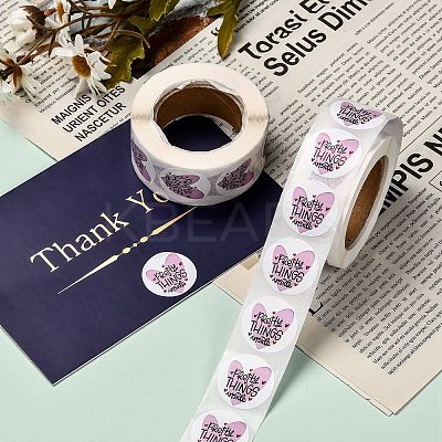 1 Inch Thank You Roll Stickers LS-DIY-J002-B13-1