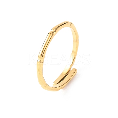 304 Stainless Steel Open Cuff Rings for Women RJEW-K309-13G-1
