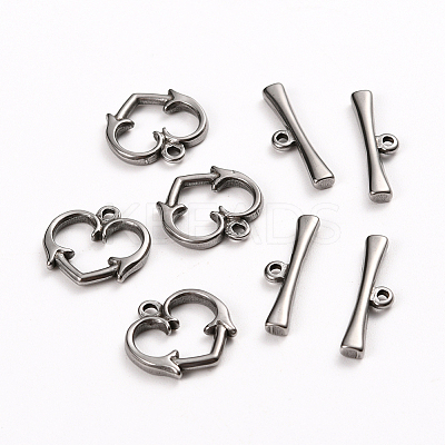 Tarnish Resistant 304 Stainless Steel Toggle Clasps LS-STAS-D142-06A-P-1
