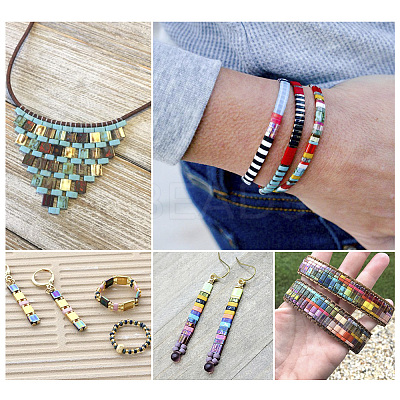440Pcs 11 Colors Spray Painted Non-magnetic Synthetic Hematite Multi-Strand Links G-TA0001-73-1