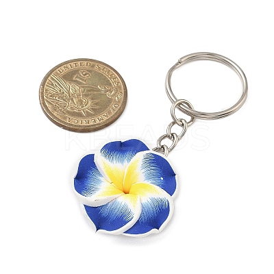 Polymer Clay Pendant Keychains KEYC-JKC01376-1