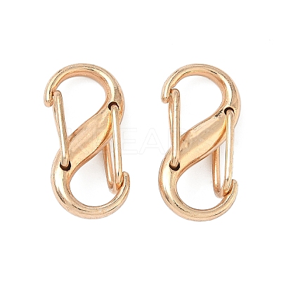 Alloy Double S Snap Hook Spring Keychain Clasps FIND-C084-01KCG-1