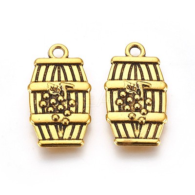 Tibetan Style Alloy Pendants X-TIBEB-A11923-AG-FF-1