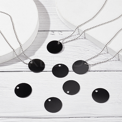 DIY Stamping Blank Tag Necklace Making Kit DIY-SC0020-83-1