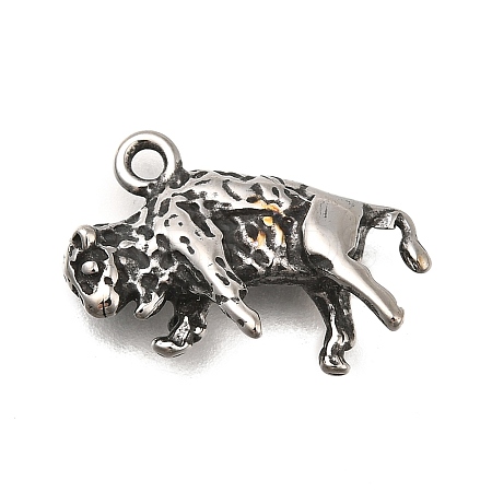 Retro 304 Stainless Steel Pendants STAS-L284-16AS-06-1