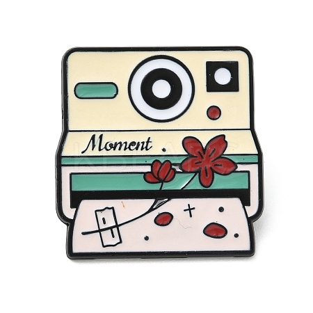 Instant Camera Enamel Pins JEWB-D308-02A-EB-1