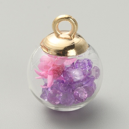 Transparent Glass Globe Pendants LS-GLAA-TAC0005-002C-1
