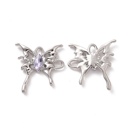 Rack Plating Alloy Connector Charms FIND-I037-19P-02-1