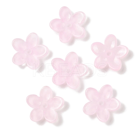 Transparent Spray Paint Glass Beads GLAA-Z011-07A-1