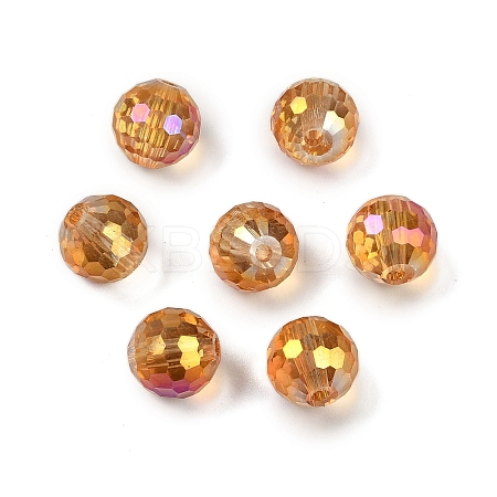 Transparent Electroplate Glass Beads EGLA-N002-31-G02-1