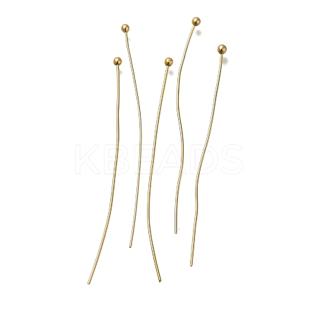 Brass Ball Head Pins KK-H502-03R-G-1