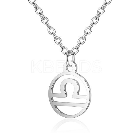Non-Tarnish 201 Stainless Steel Pendants Necklaces LS-NJEW-S063-TN505-7-1