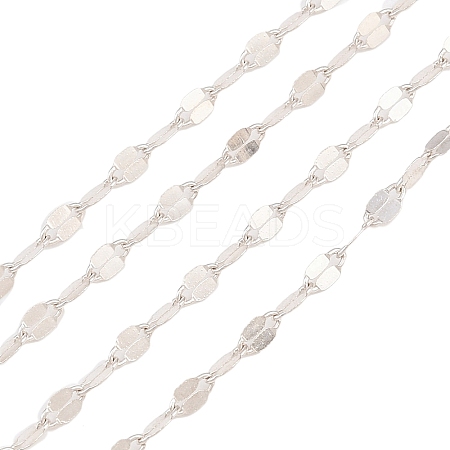 925 Sterling Silver Dapped Chains STER-K186-01S-1