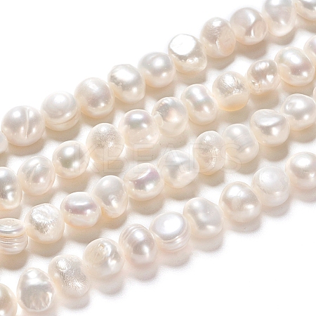 Natural Cultured Freshwater Pearl Beads Strands X-PEAR-I004-08A-1