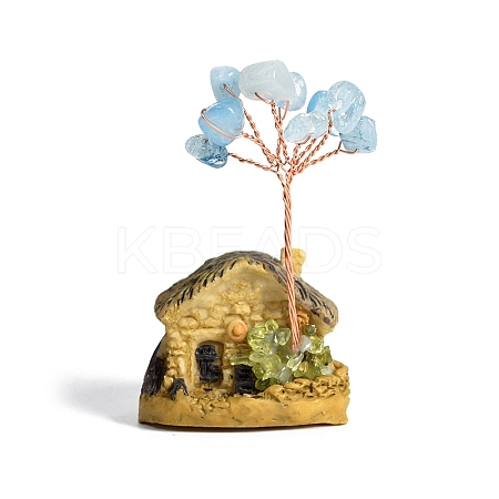Resin Display Decorations DJEW-PW0009-002B-04-1
