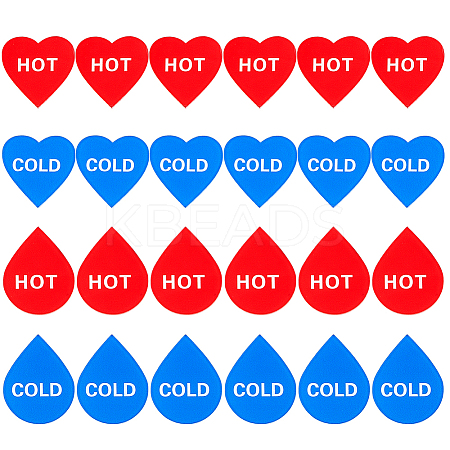 16 Pairs 2 Style Acrylic Public Signs DIY-FH0008-28B-1