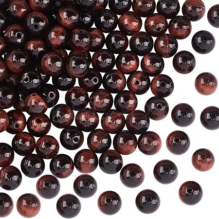 2 Strand Natural Red Tiger Eye Beads Strands G-OC0002-20-1