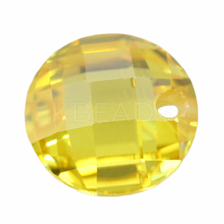 Cubic Zirconia Charms ZIRC-H116-08C-1