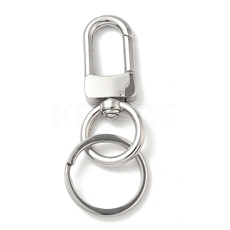 304 Stainless Steel Keychain Rings STAS-H238-02P-1