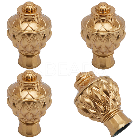 Plastic Curtain Rod Heads FIND-WH0021-33A-1