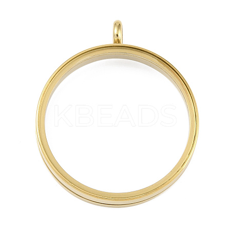 Ion Plating(IP) 304 Stainless Stee Locket Pendants LS-STAS-S132-16G-05-1