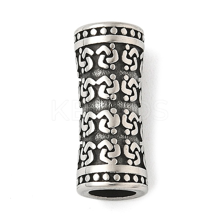 304 Stainless Steel Tube Beads STAS-Z147-12AS-02-1