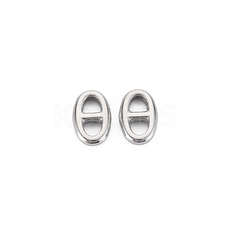 304 Stainless Steel Connector Charms STAS-N097-168P-1
