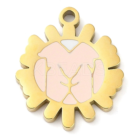 304 Stainless Steel Pendants STAS-F315-07G-03-1