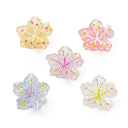 Opaque Resin Cabochons RESI-R455-01E-1